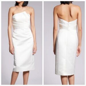 Amsale Slim Satin Dress size 6